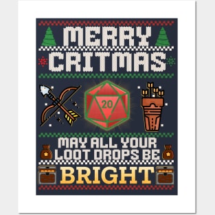 Merry Critmas Archer Posters and Art